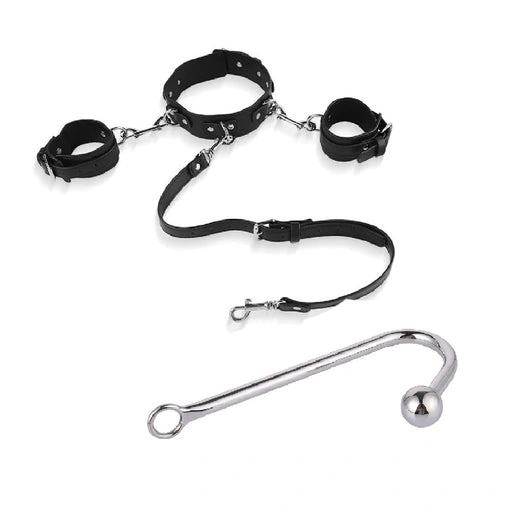 Beaded with Hook Anal 5334 Collar Cuffs and Elegant 0117